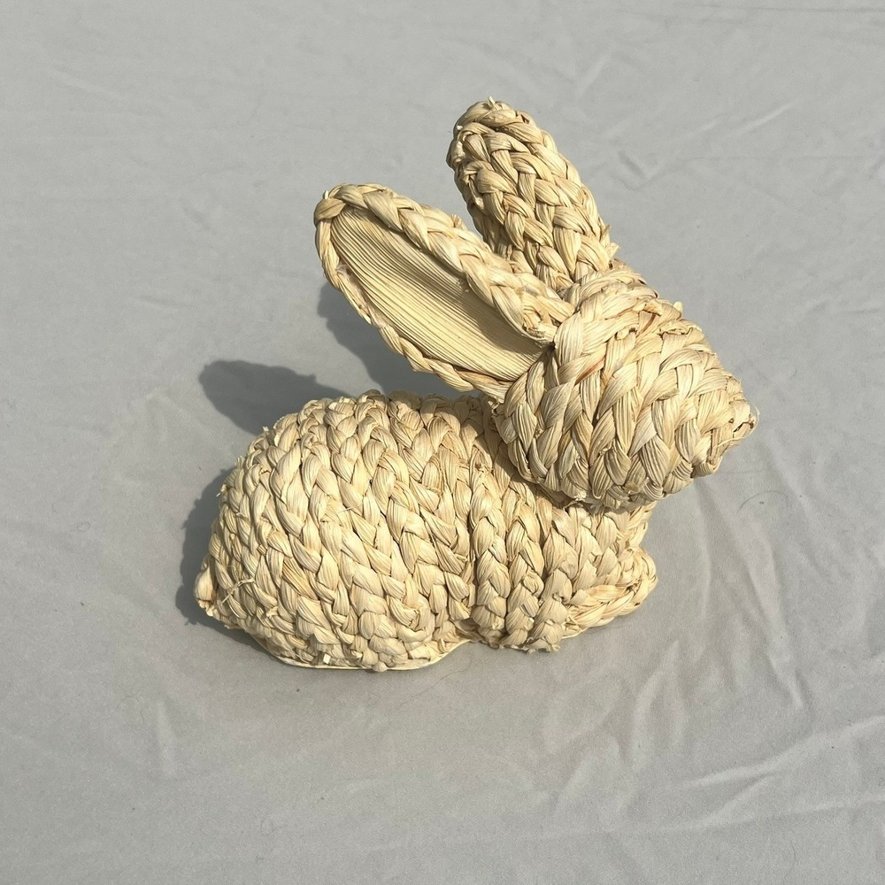 Target Threshold Woven Rattan Easter Bunny Figurines - Set of 2 (2023 Spring) - Picture 5 of 9